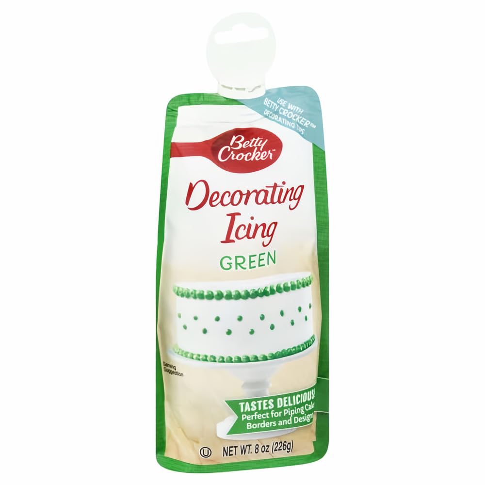 Betty Crocker, Decorating Icing Green, 8 Ounce – Grocery