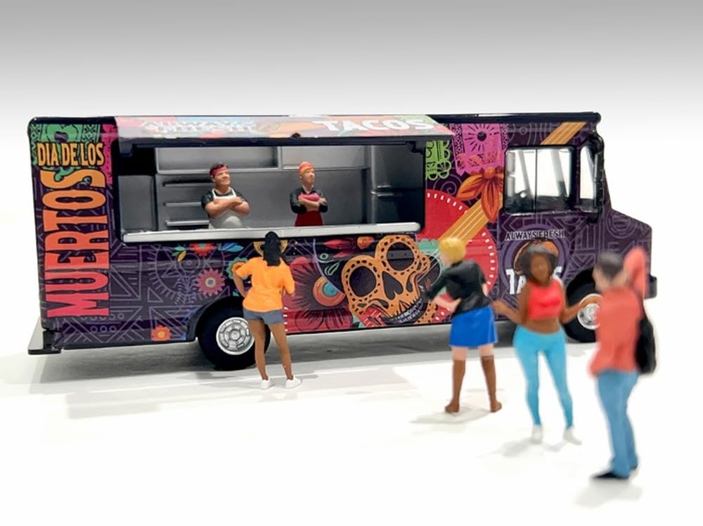 American Diorama AD-70100MJ 1/64 Food Truck DOTD Complete Product