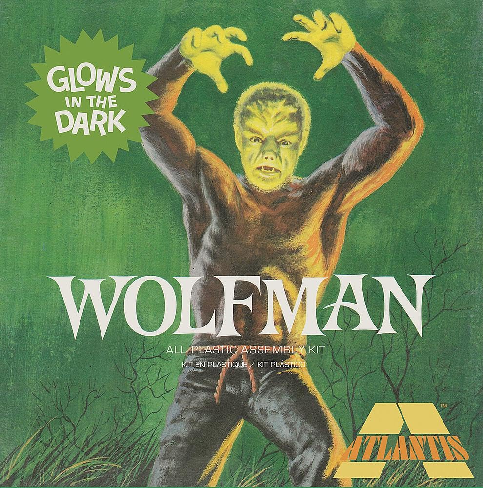 Aurora - 1:8 Scale Model Kit - Wolfman (Glow in The Dark) – Home