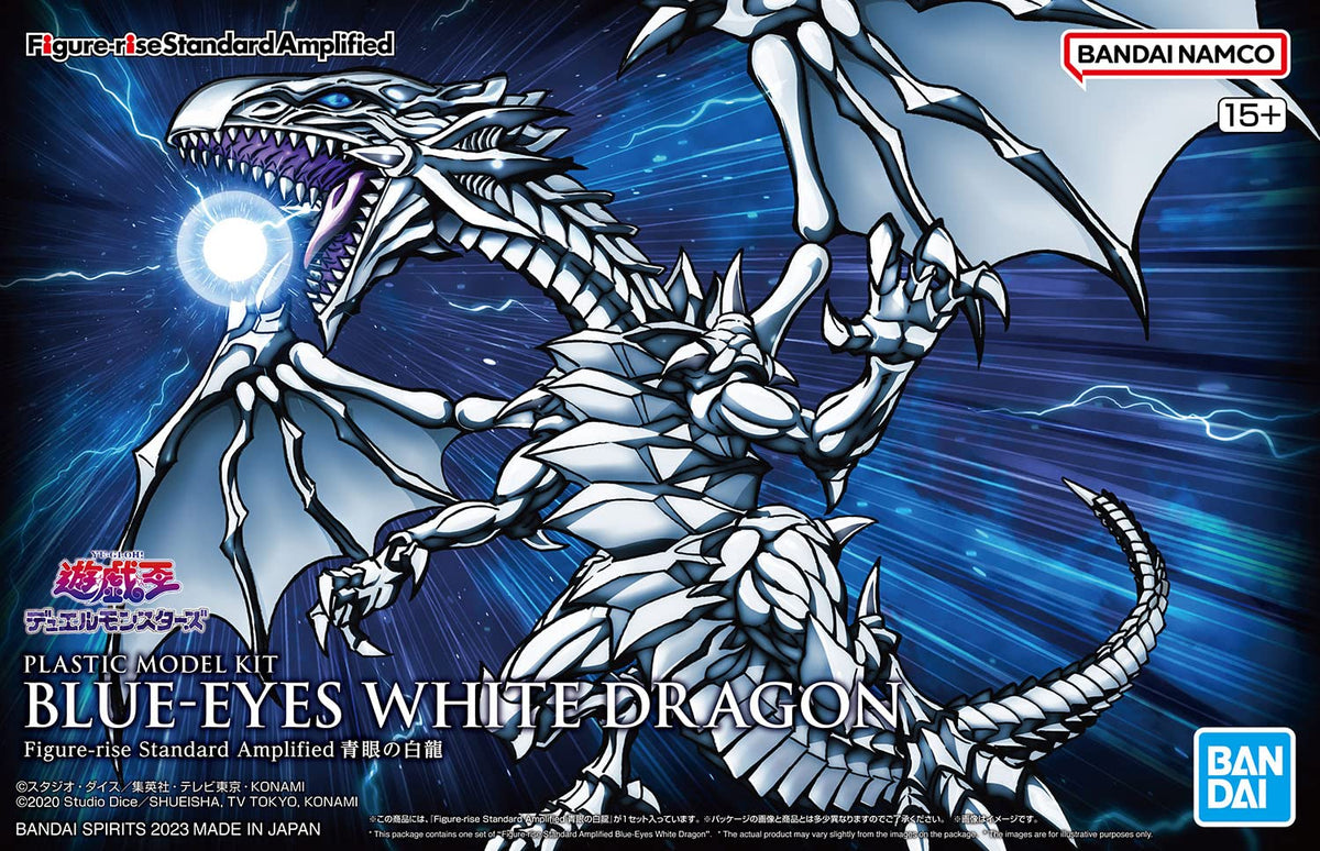 Bandai Hobby - Yu-Gi-Oh! - Amplified Blue-Eyes White Dragon, Bandai Spirits Figure-Rise Standard Model Kit