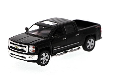 KiNSMART 2014 Chevrolet Silverado LTZ Crew Cab 4x4 1:46 Scale 5" Die Cast Metal Model Pick-up Truck Toy