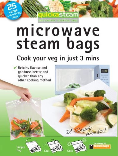 Microwave Steam Bags 25ct, pack of 3 – Home