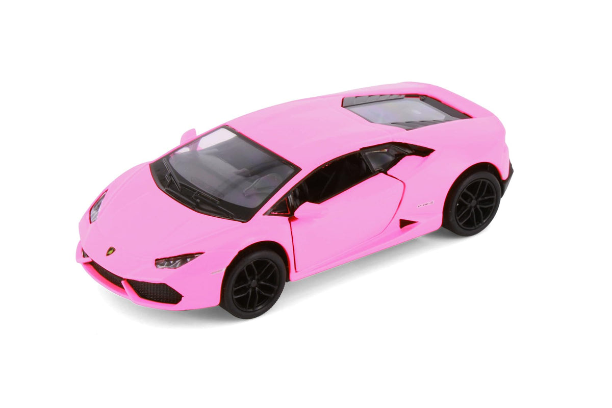 KiNSMART Lamborghini Huracan Hard Top, Matte Hot Pink 5382DPK - 1/36 Scale Diecast Model Car