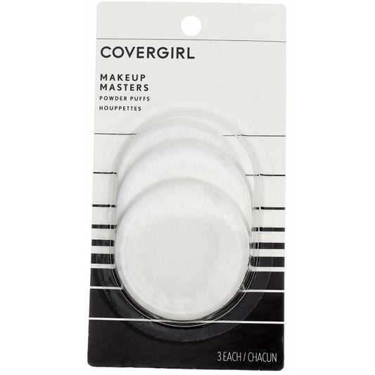 Cover Girl 10067 3 Count Make Up Masters Powder Puffs (Pack of 3) – Beauty