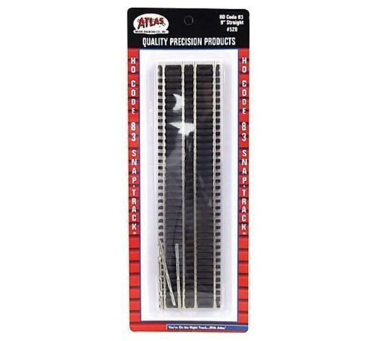HO Code 83 9" Straight (6) – Toy