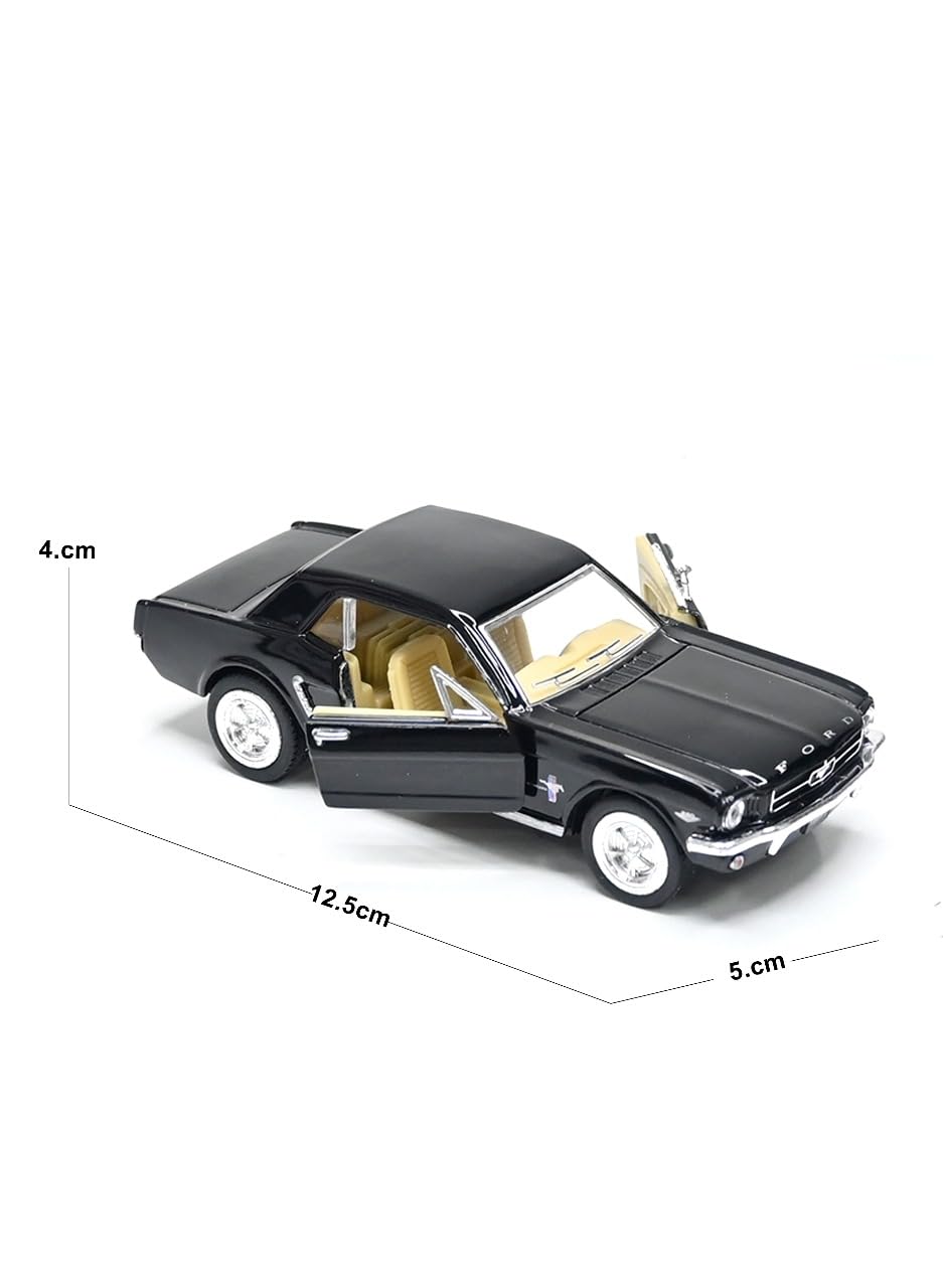 KiNSMART 1964 1/2 Ford Mustang 1:36 Scale 5" Die Cast Metal Model Classic Toy Car