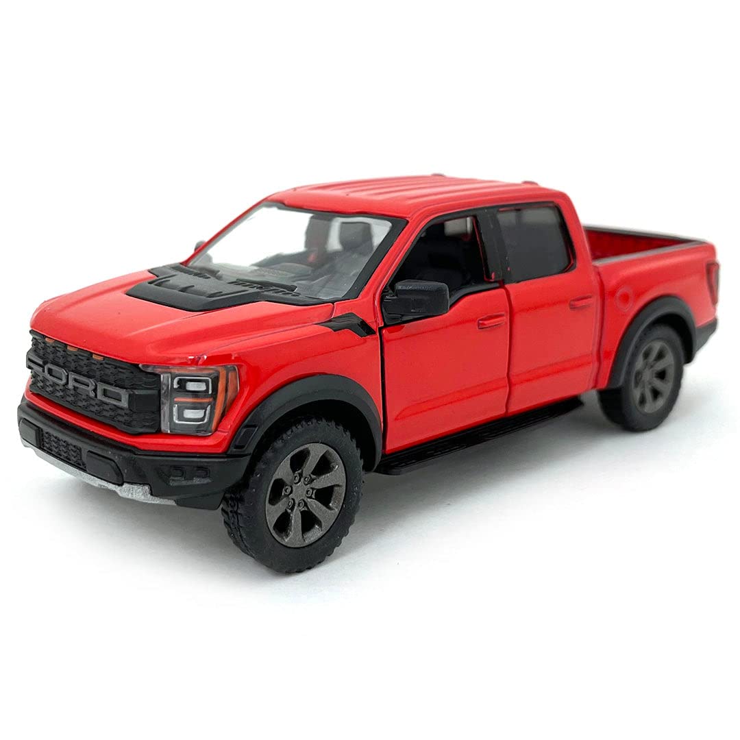 KiNSMART - 2022 Ford F-150 Raptor 5" 1:46 Scale Die Cast Model Toy Truck