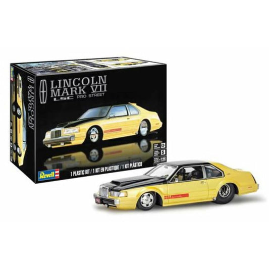 Revell Level 5 Model Kit Lincoln Mark VII LSC Pro Street 1/25 Scale Model