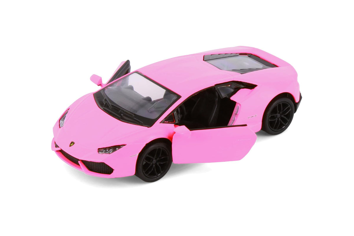 KiNSMART Lamborghini Huracan Hard Top, Matte Hot Pink 5382DPK - 1/36 Scale Diecast Model Car