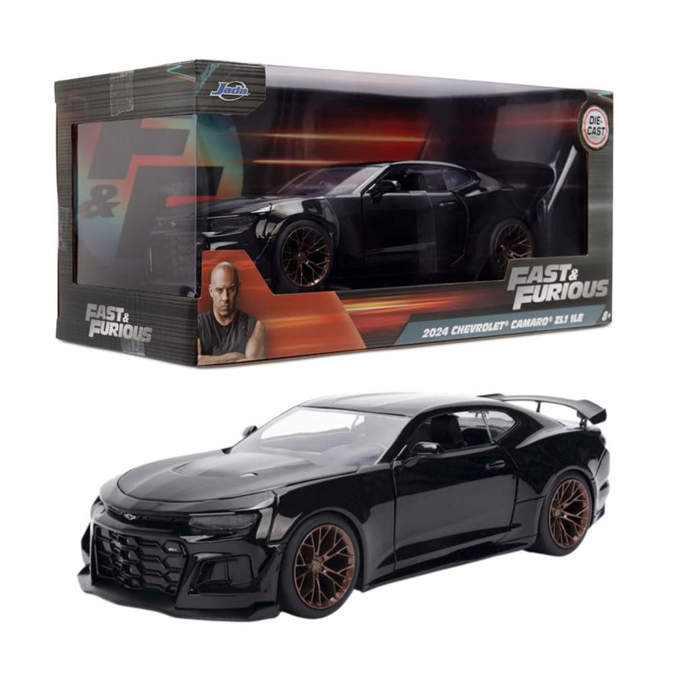 Fast & Furious 2024 Chevrolet Camaro ZL1 1LE - 1:24 Scale Diecast Model with Opening Doors, Hood, and Trunk - for Collectors and Enthusiasts 8+