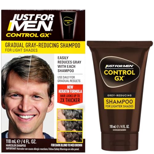 Just for Men Control GX Grey Reducing Shampoo Blonde & Medium Brown – Beauty