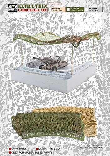 AFV Club 1/35 Camouflage Net Film Plastic Model – Toy