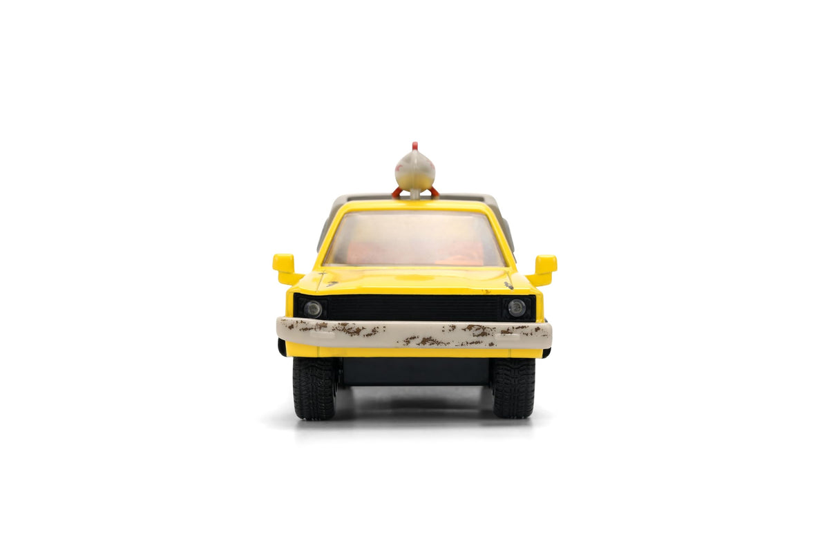 Jada Disney Pixar Toy Story – Pizza Planet Truck 1:32 Scale – Hollywood Rides Die-Cast Vehicle Toys – Opening Doors – Detailed Interior – Collector's Edition – Age 8+ – Yellow/White
