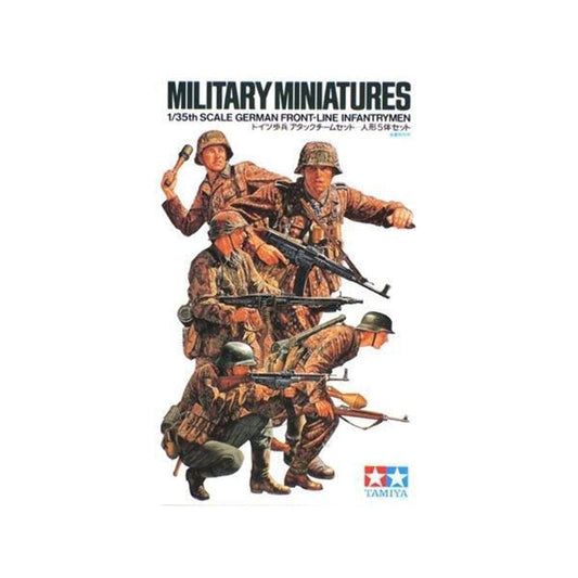 TAMIYA 1/35 German Front Line Infantry TAM35196 Plastic Accys Figure Sets – Toy