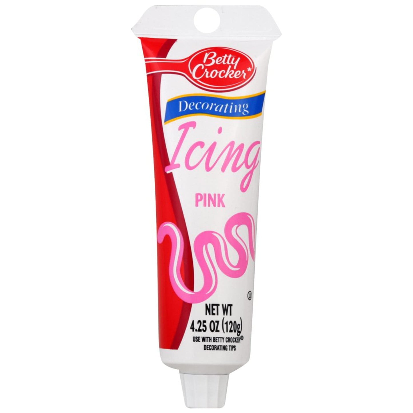 Betty Crocker Decorating Icing, Pink, 4.25 oz – Grocery