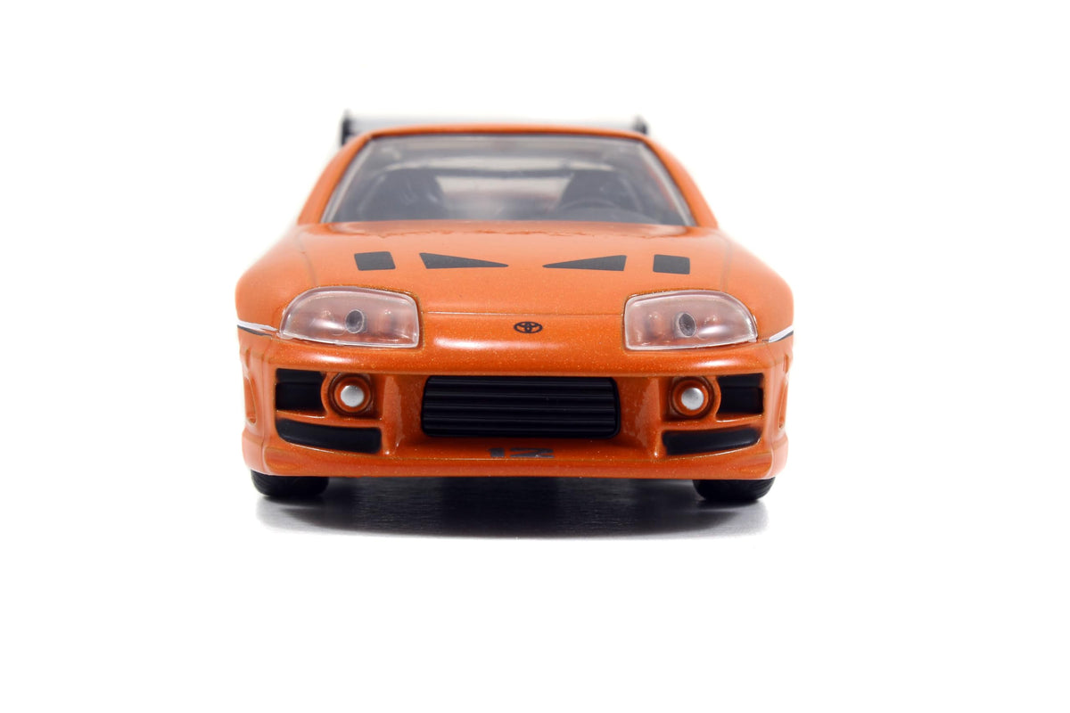 Jada Fast & Furious 1:32 1995 Toyota Supra Die-Cast Car, Toys for Kids and Adults(Orange)