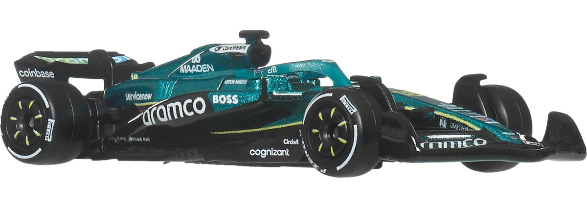 Hot Wheels Premium Aston Martin Aramco Formula One Team Car