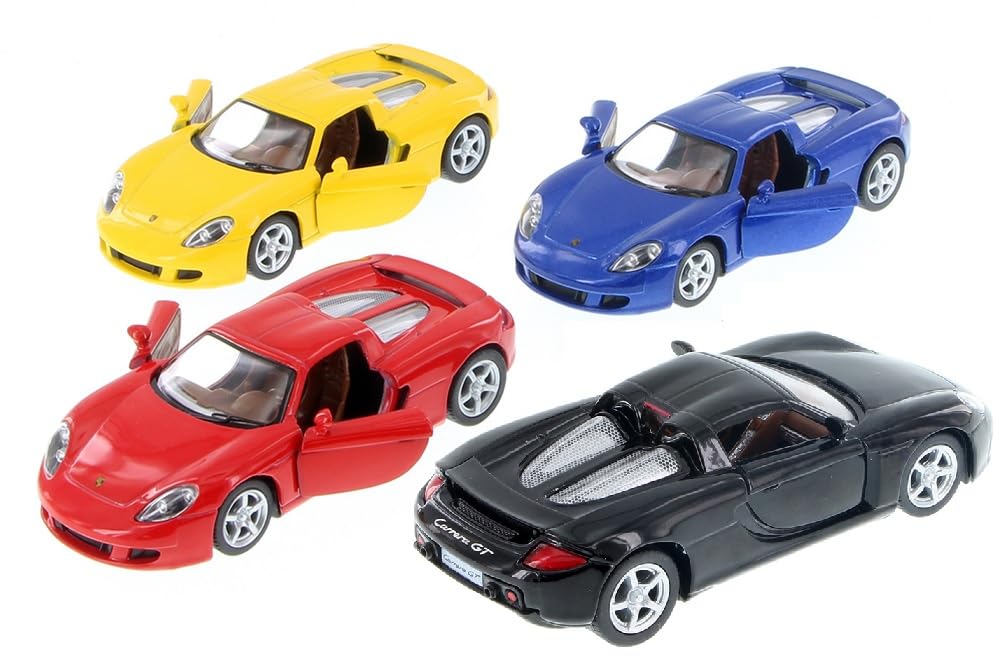 KiNSMART - Porsche Carrera GT 1:36 Scale 5" Die Cast Metal Model Toy Super Sports Car