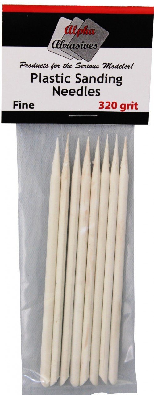 Alpha Abrasives Plastic Sanding Needles 320 Grit Fine Item 0403 – BISS
