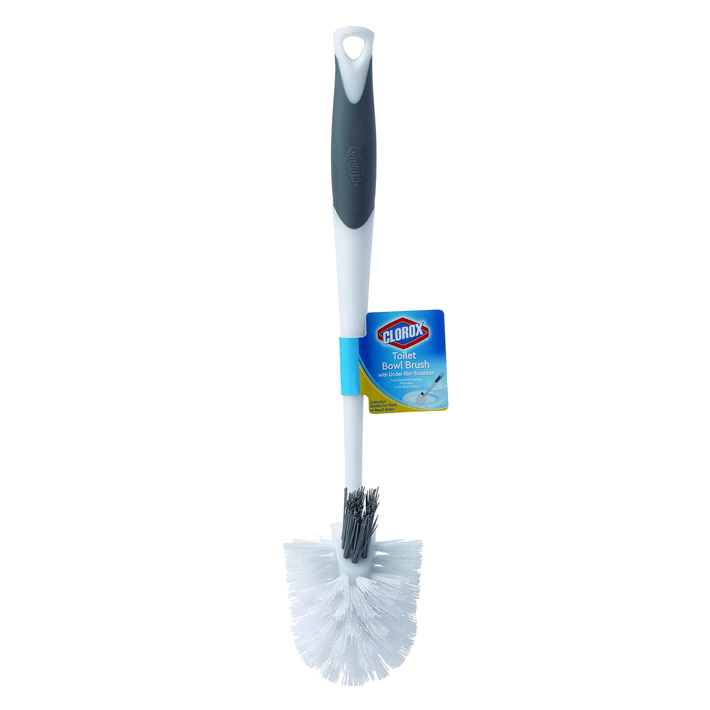 Clorox Toilet Bowl Brush With Under Rim Scrubber – Home