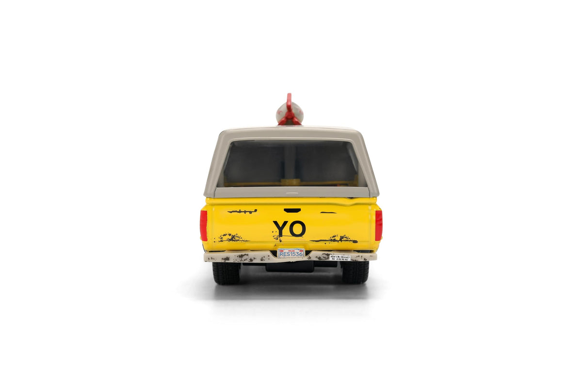 Jada Disney Pixar Toy Story – Pizza Planet Truck 1:32 Scale – Hollywood Rides Die-Cast Vehicle Toys – Opening Doors – Detailed Interior – Collector's Edition – Age 8+ – Yellow/White