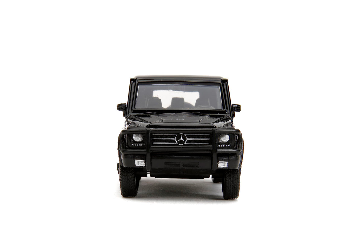 Jada Pink Slips 1:32 W1 Mercedes Benz G Class 4x4 Die-Cast Car, Toys for Kids and Adults (Black)