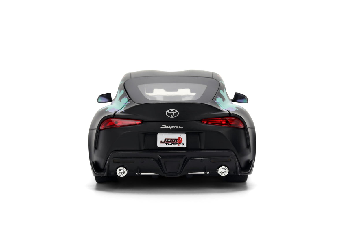 Jada 2020 Toyota GR Supra HKS, Black/Green Toys 37023-1/24 Scale Diecast Model Car
