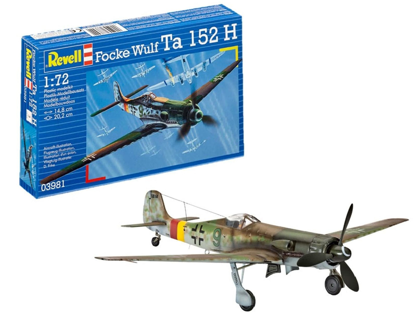 Revell Germany Focke Wulf Ta 152H Model Kit – Toy