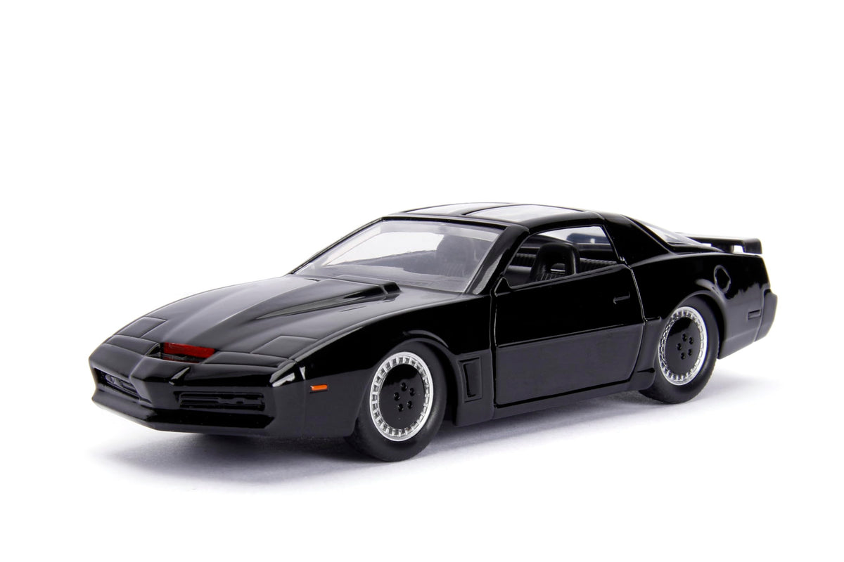 Jada Toys – Knight Rider K.I.T.T. – Hollywood Rides Die-Cast Car – Opening Doors, Rubber Tires – 1:32 Scale – Collectible for Ages 8+, Black
