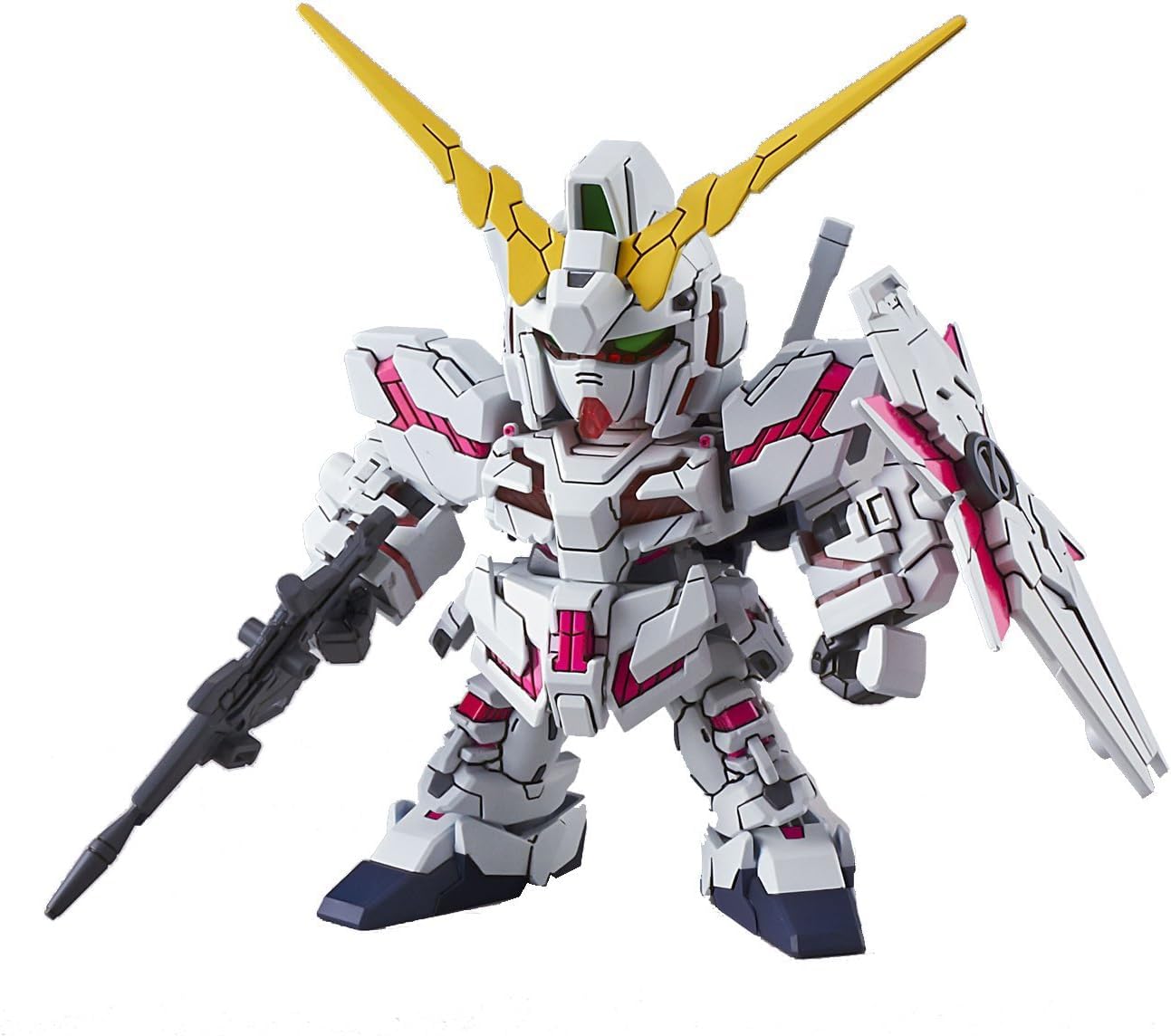 Bandai Hobby - Gundam UC - 005 Unicorn Gundam (Destroy Mode) SD EX-Standard Model Kit – Toy