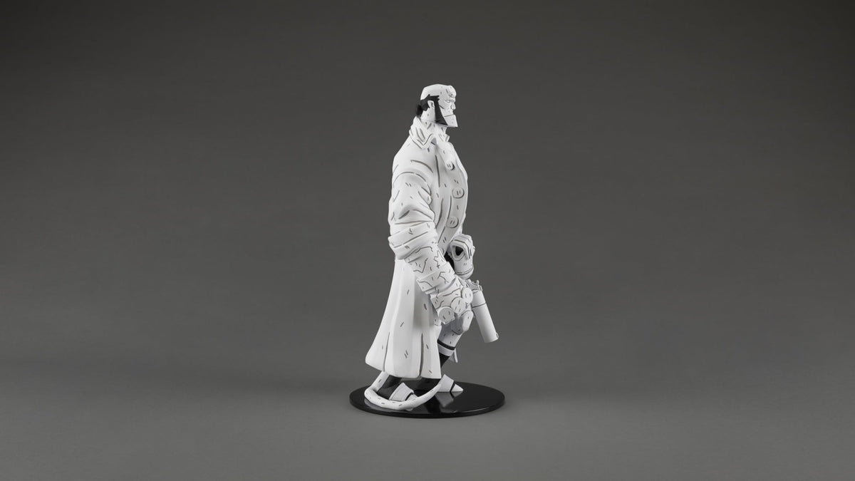 Hellboy 30th Anniversary (Black & White Variant) Previews Exclusive 12.5 Inch Vinyl Figure