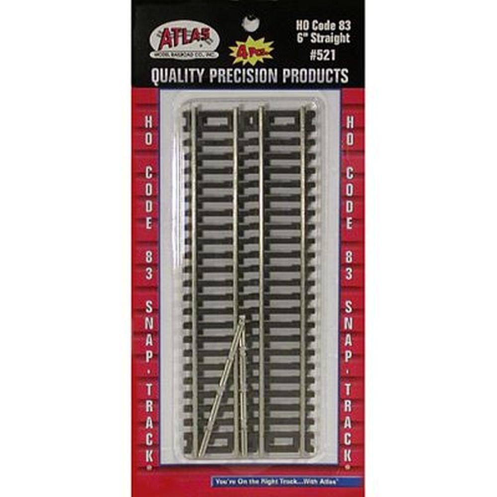 HO Code 83 6" Straight (4) – Toy