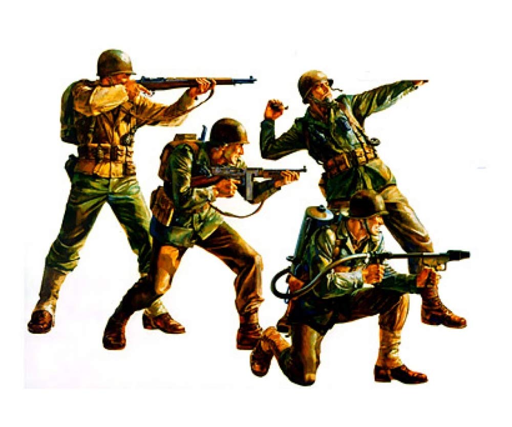 TAMIYA 1/35 US Army Infantry Plastic Model TAM35013 Plastic Accys Figure Sets – Toy