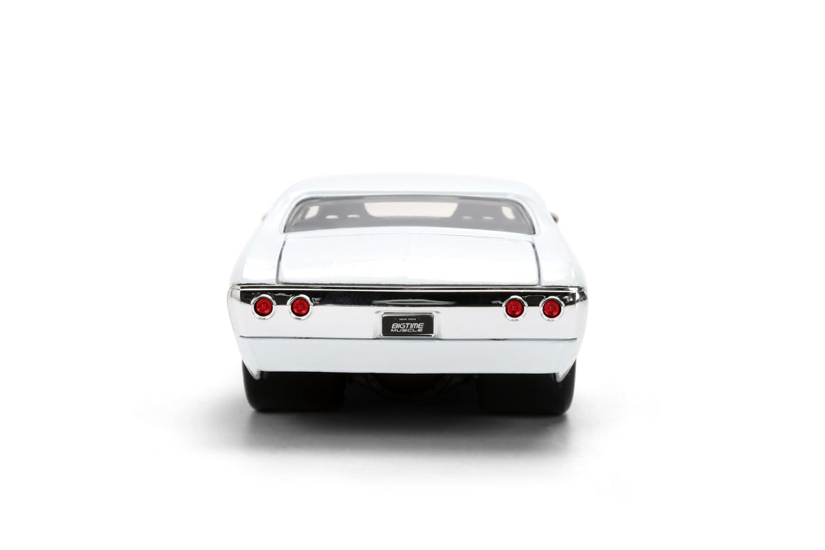 Jada Toys Bigtime Muscle 1:24 1971 Chevrolet Chevelle SS Die-cast Car – Opening Doors, Hood, Trunk, Rubber Tires(White)
