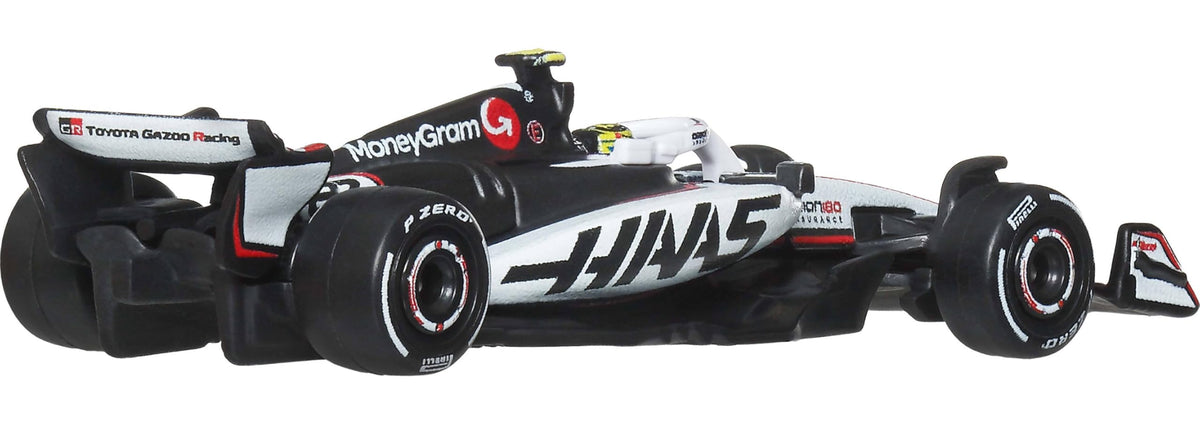 Hot Wheels 1:64 Scale Premium Die-Cast Formula 1 Collectible Toy Race Car with Real Riders Tires & Metal/Metal Body & Chassis
