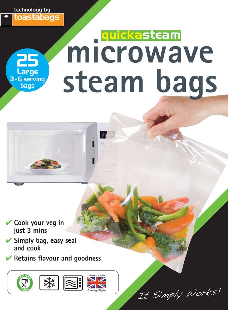 Microwave Steam Bags - 25 Pack – Kitchen