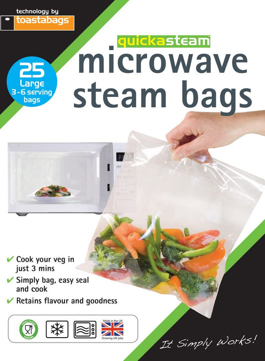 Microwave Steam Bags - 25 Pack – Kitchen