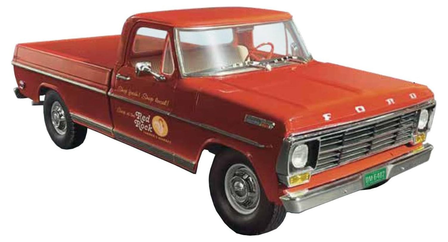 Moebius Models 2564 1:25 1968 F0RD F-250 Custom Cab Pickup Plastic Model Kit – Home