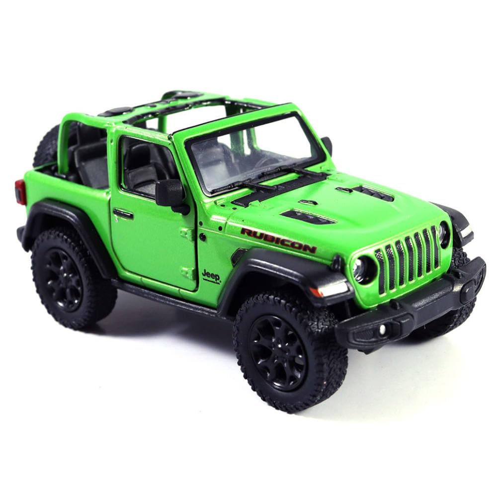 KiNSMART - Jeep Wrangler Rubicon Off Road 4x4 5 inch 1:34 Scale Die Cast Model Replica Toy Car
