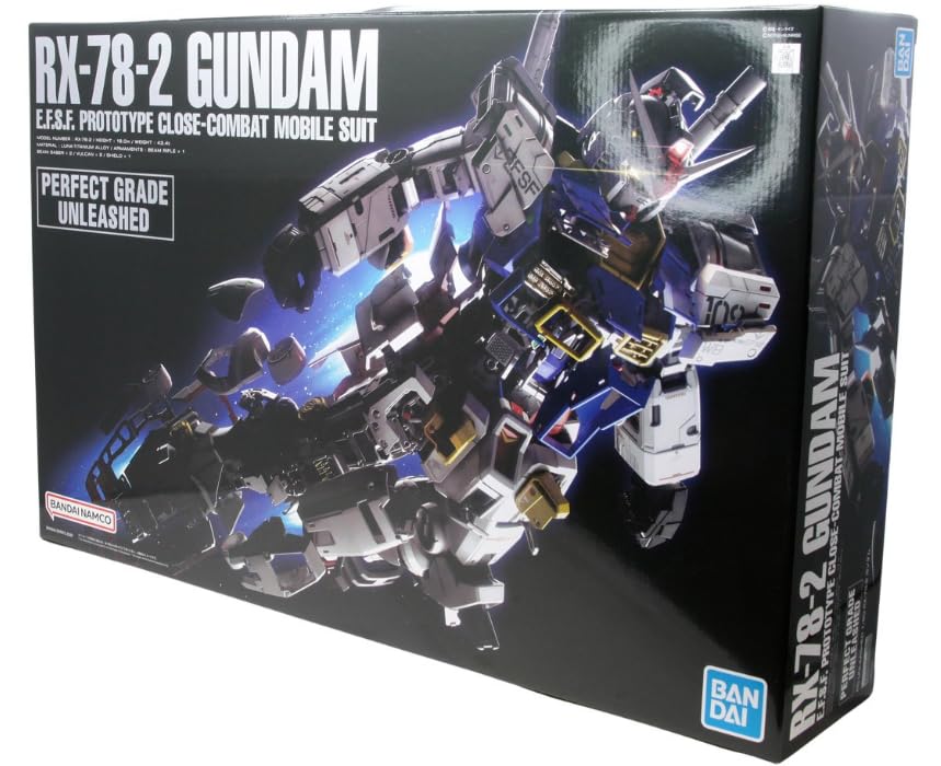 BANDAI NAMCO Entertainment Perfect Grade 1/60 Scale Unleashed RX-78-2 Gundam Model kit – Home