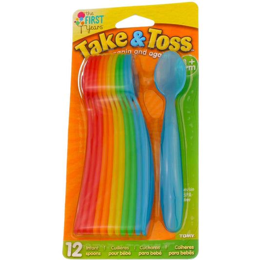 First Years Take & Toss Infant Spoons 12ct – Baby Product