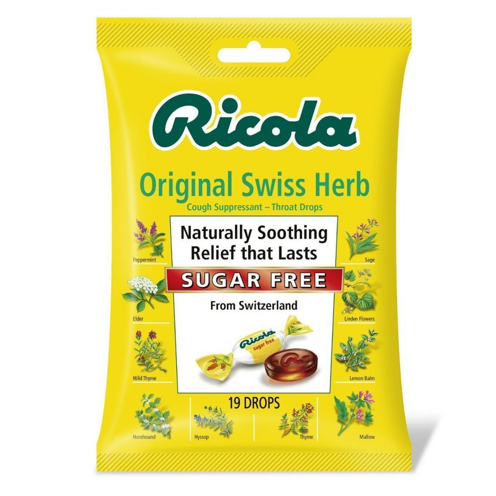 Ricola Sugar Free Drops - Swiss Herb (Case of 24) – Drugstore