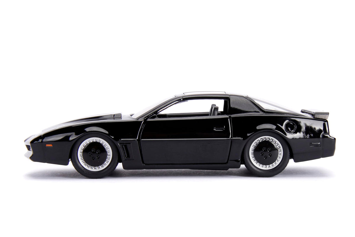 Jada Toys – Knight Rider K.I.T.T. – Hollywood Rides Die-Cast Car – Opening Doors, Rubber Tires – 1:32 Scale – Collectible for Ages 8+, Black