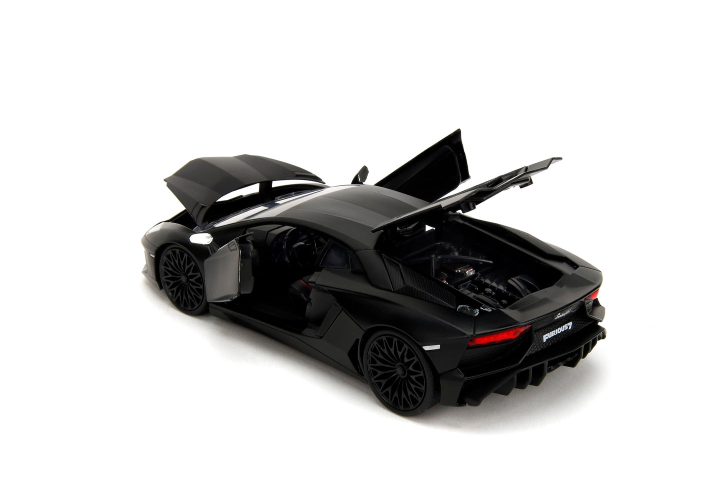 Jada Fast & Furious Shaw's Lamborghini Aventador SV – Die-Cast Vehicle, Opening Doors, Hood & Trunk, 1:24 Scale