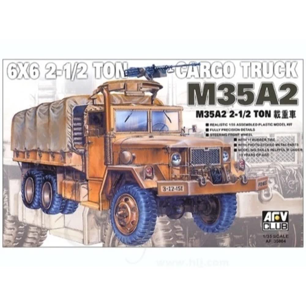 AFV-Club AF35004 Model Kit M35A2 2 1/2T Cargo Truck Re-Production – Toy