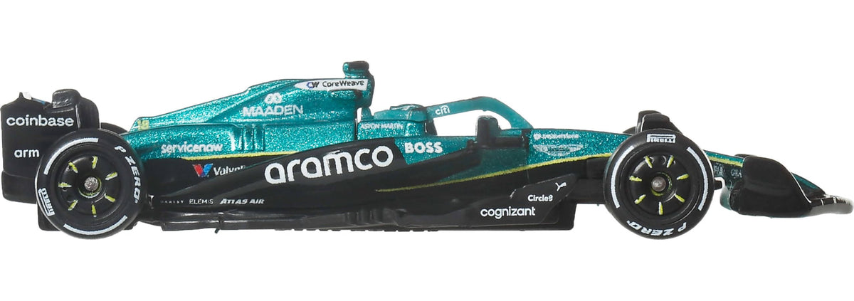 Hot Wheels Premium Aston Martin Aramco Formula One Team Car