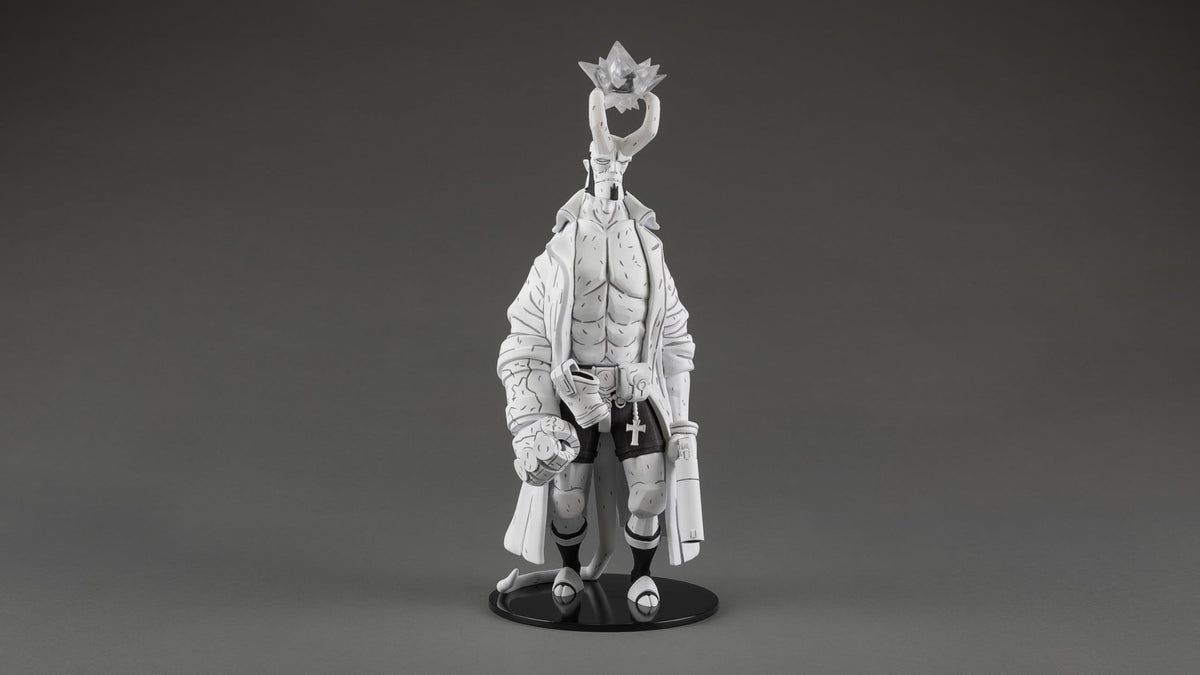 Hellboy 30th Anniversary (Black & White Variant) Previews Exclusive 12.5 Inch Vinyl Figure