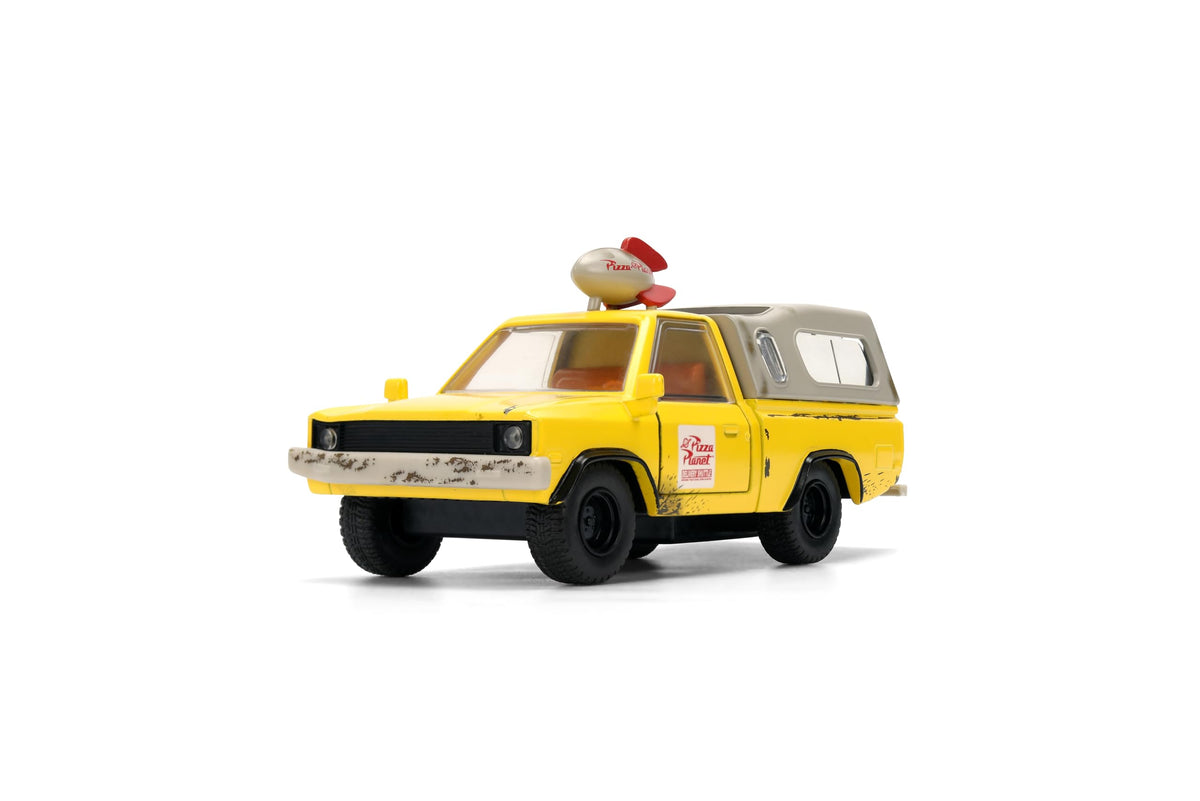 Jada Disney Pixar Toy Story – Pizza Planet Truck 1:32 Scale – Hollywood Rides Die-Cast Vehicle Toys – Opening Doors – Detailed Interior – Collector's Edition – Age 8+ – Yellow/White
