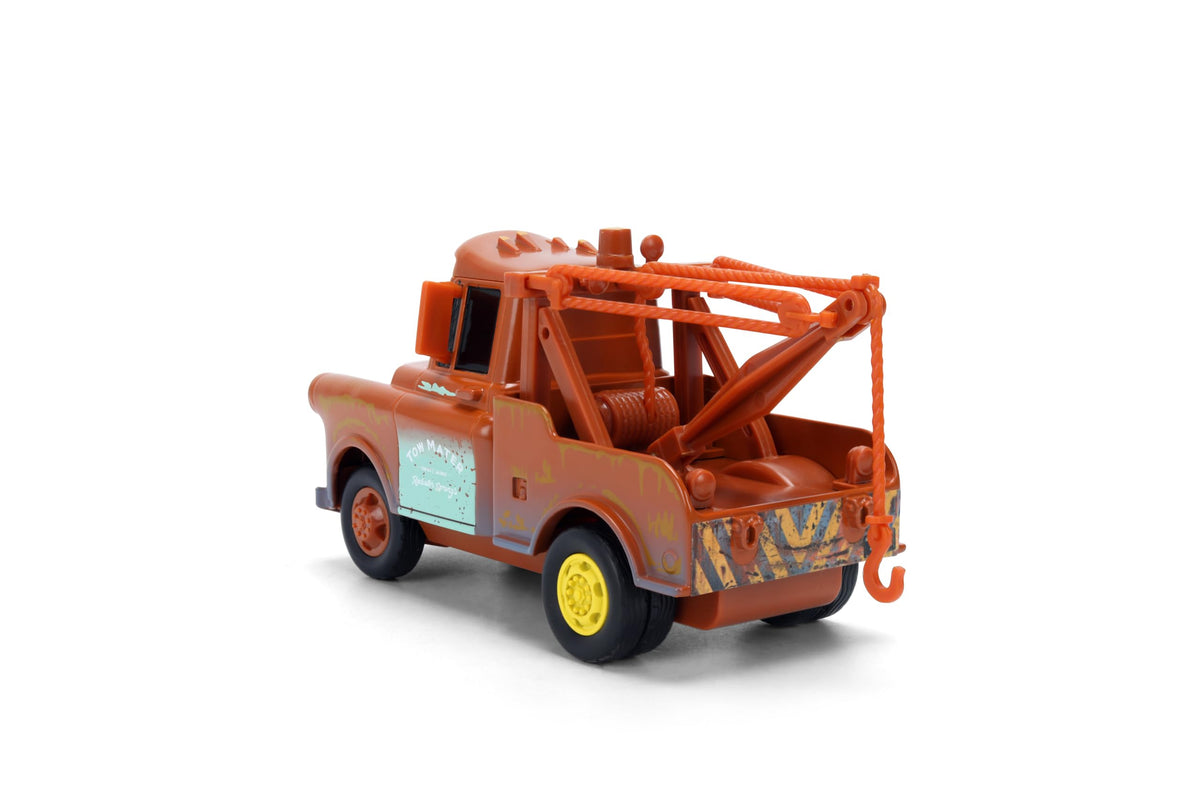 Jada Disney Pixar Cars Tow Mater Hollywood Rides Die-Cast Vehicle 1:32 Scale Truck Toys – Rusty Tow Truck, Display Model