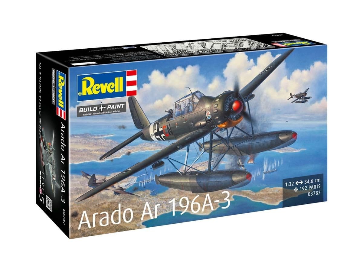 Revell 03787 Arado Ar196A-3 Seaplane 1:32 Scale - Unbuilt/Unpainted Plastic Model Kit